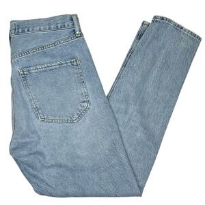 Agolde Jamie Jeans Womens 26 Tapered Straight Leg High Rise Distressed Denim